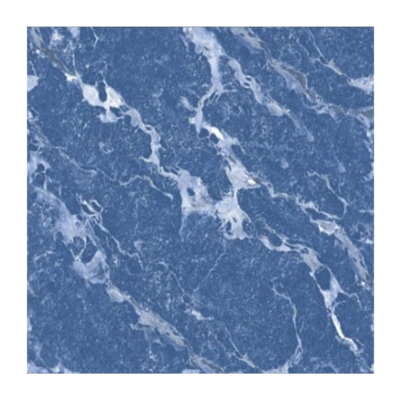 FLOOR TILE - 2X2 FEET - SPARKLE BLUE CARVING